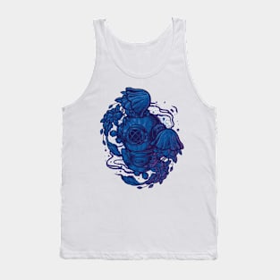 Diving jelly fish Tank Top